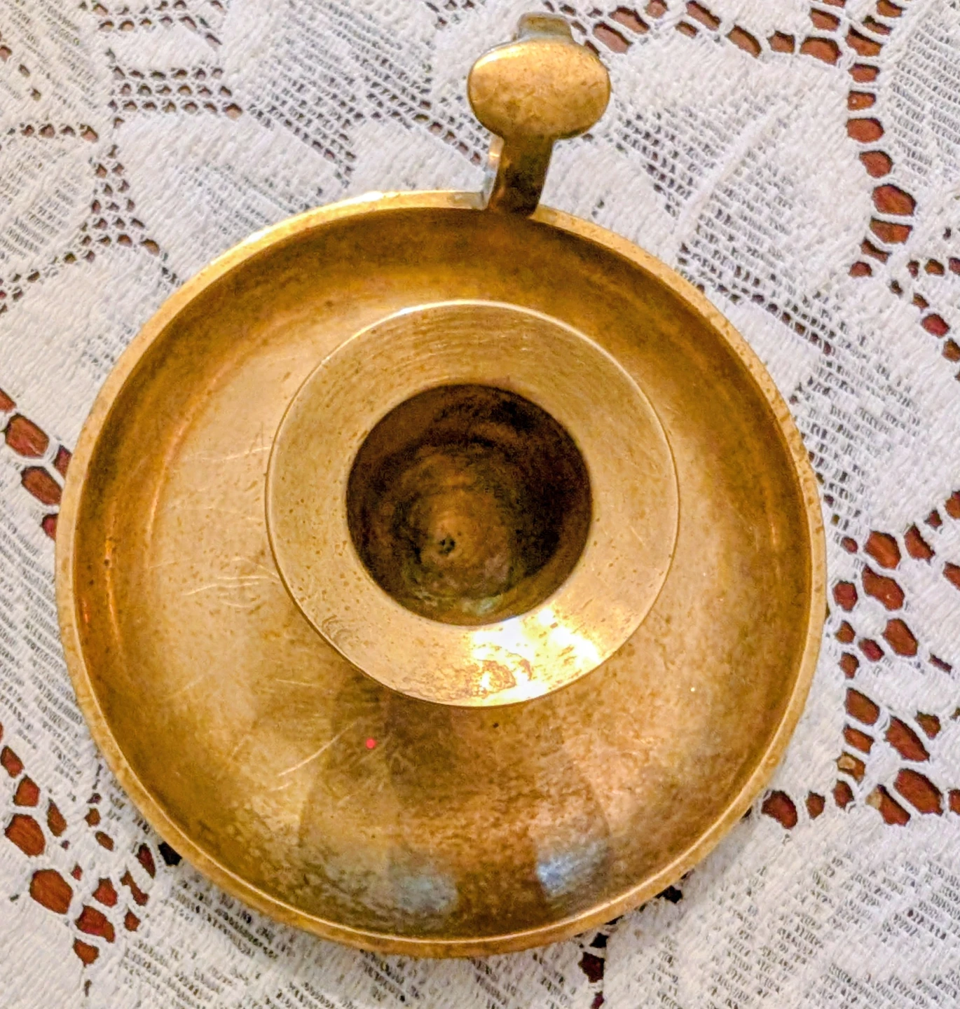 Brass Taper Candle Holder - photo 2