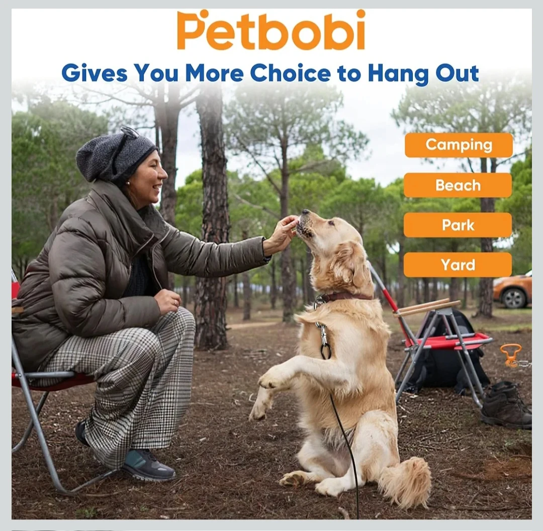 Petbobi heavy Duty dog tie out stake, new never used in box - photo 3