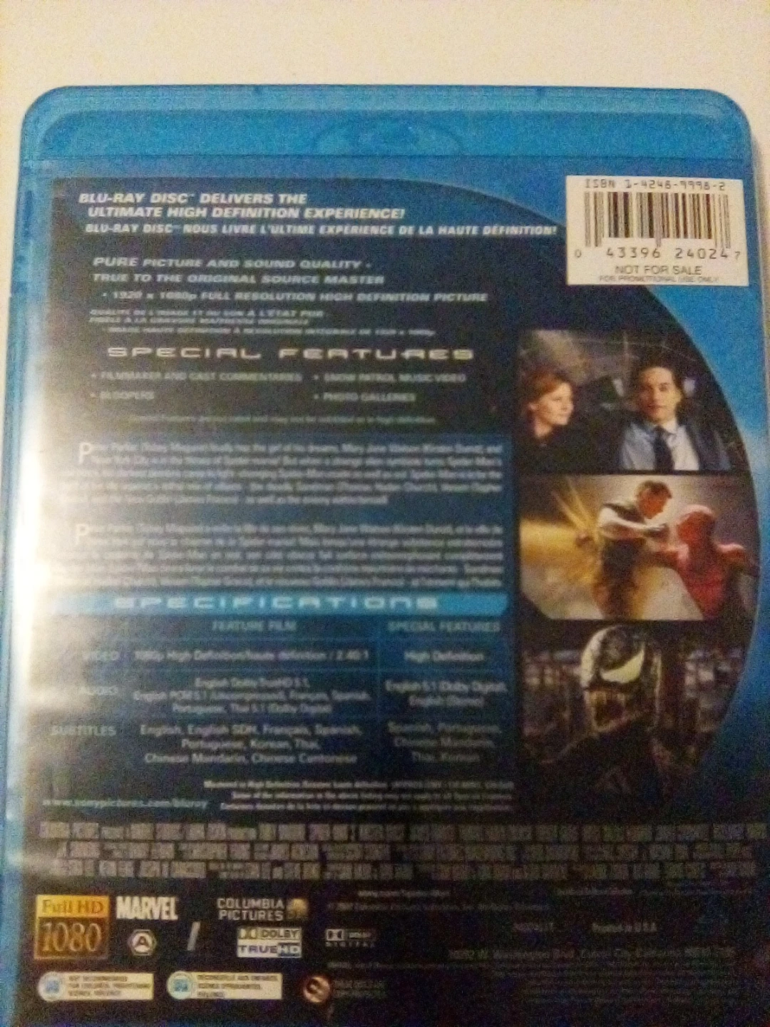 Spider-Man 3 Blu-ray - photo 2