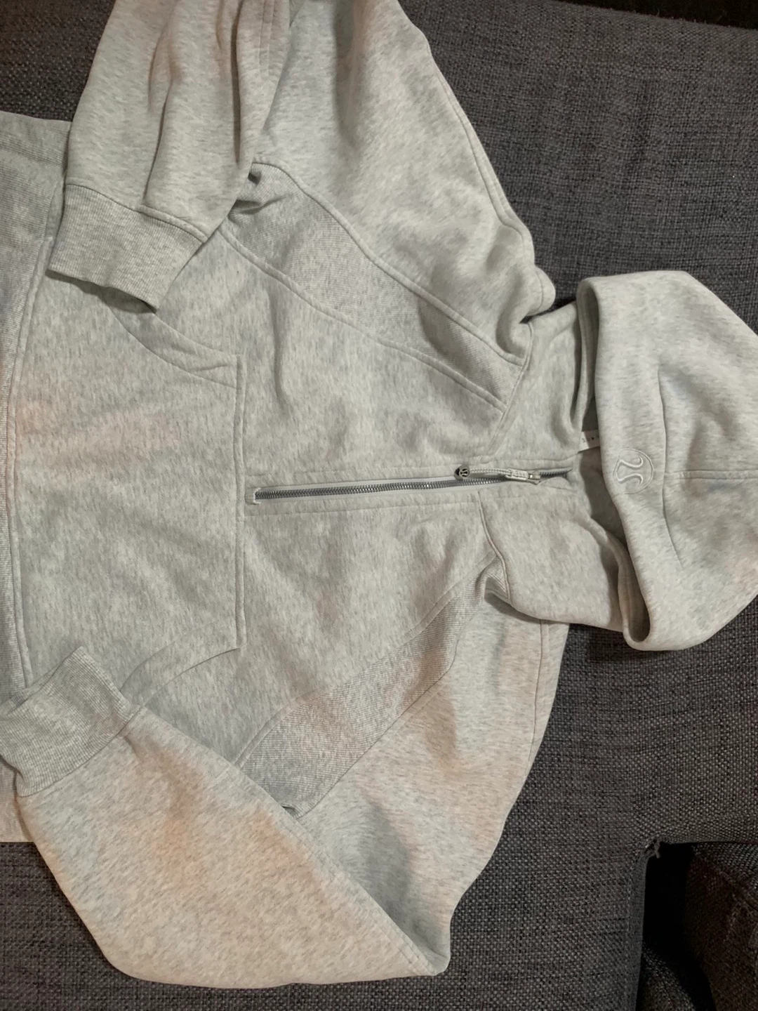 Lululemon Grey Half-Zip Hoodie
