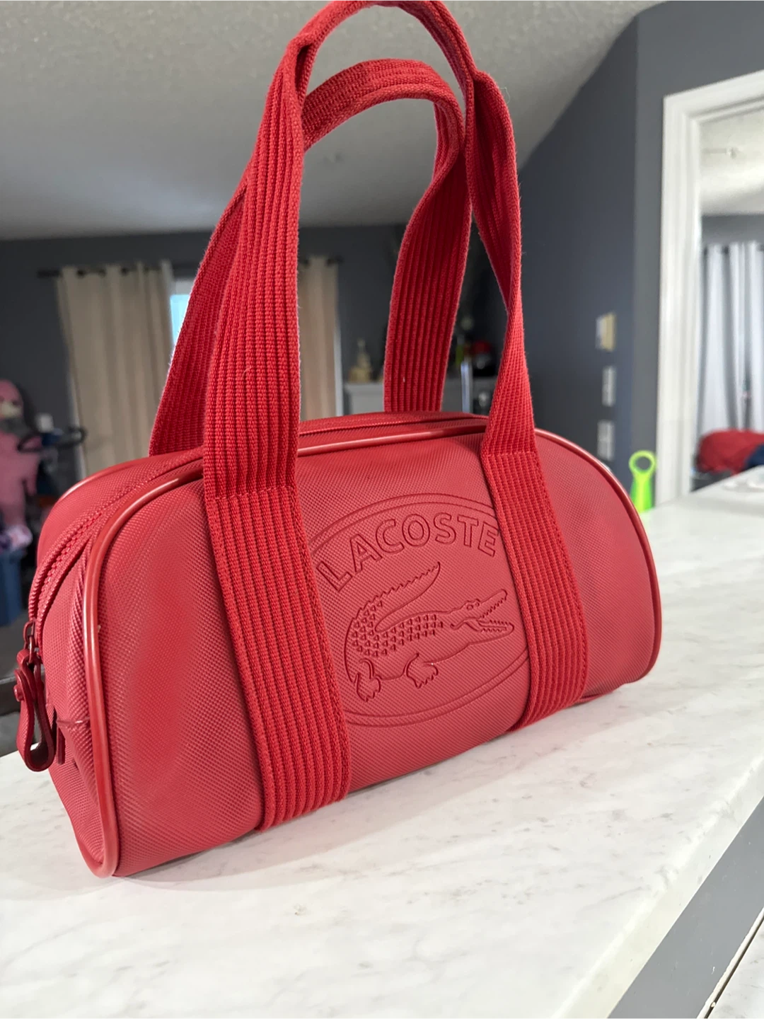 Red Lacoste Mini Duffle Bag - photo 2