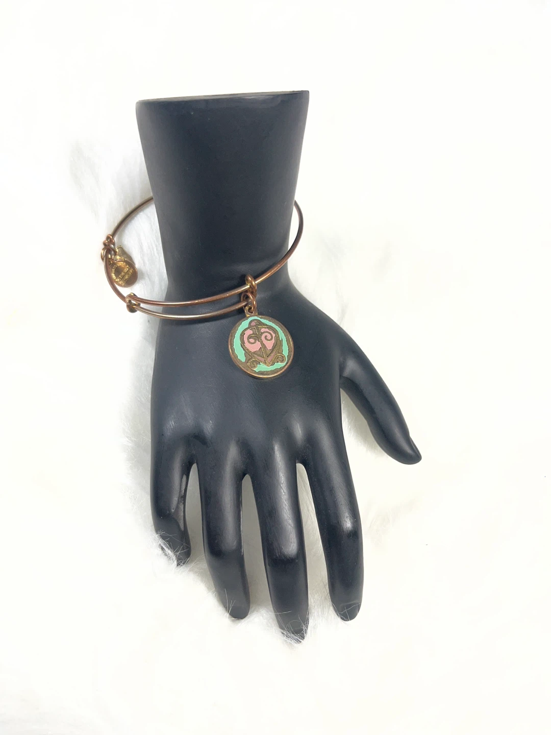 Alex and Ani "The Way Home" Charm Bangle Bracelet