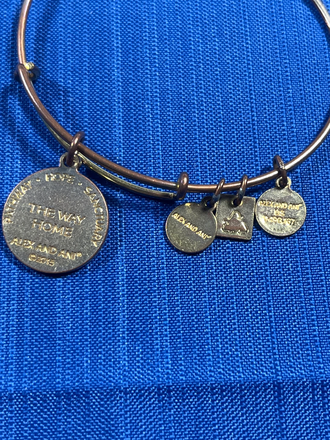 Alex and Ani "The Way Home" Charm Bangle Bracelet - photo 3