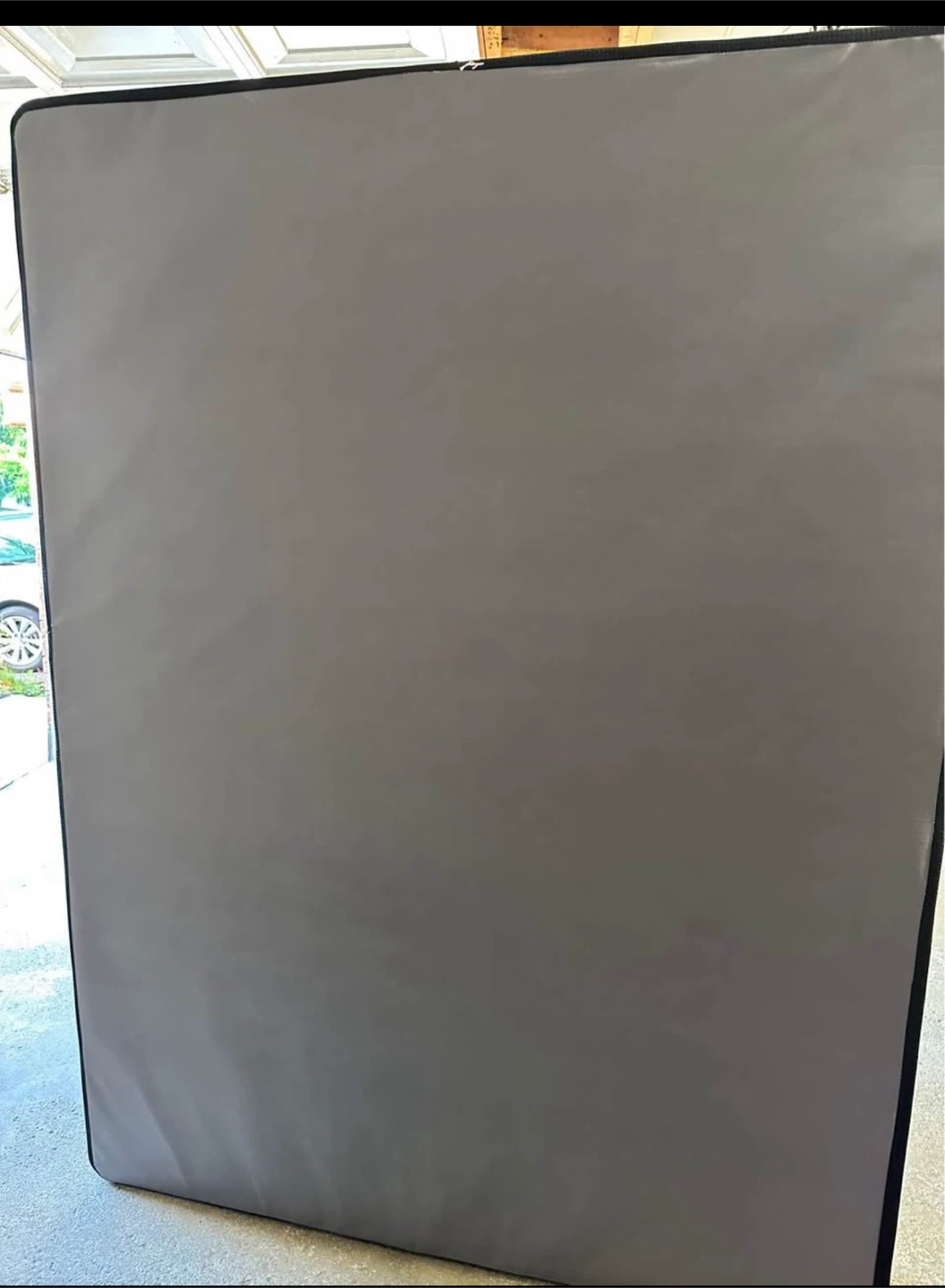 New unused Grey queen box mattress