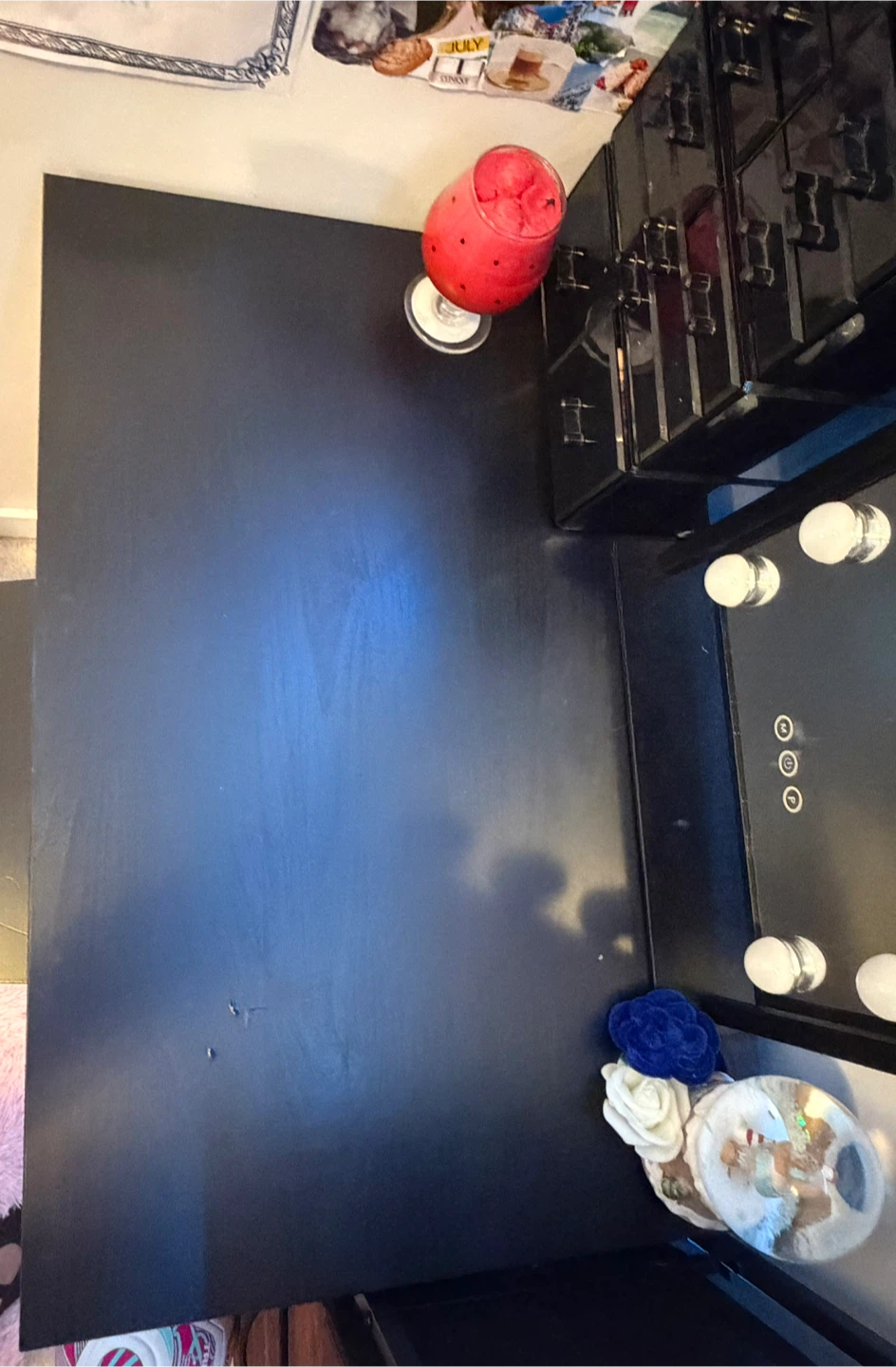Ikea Black Desk with Matching Chair - photo 4
