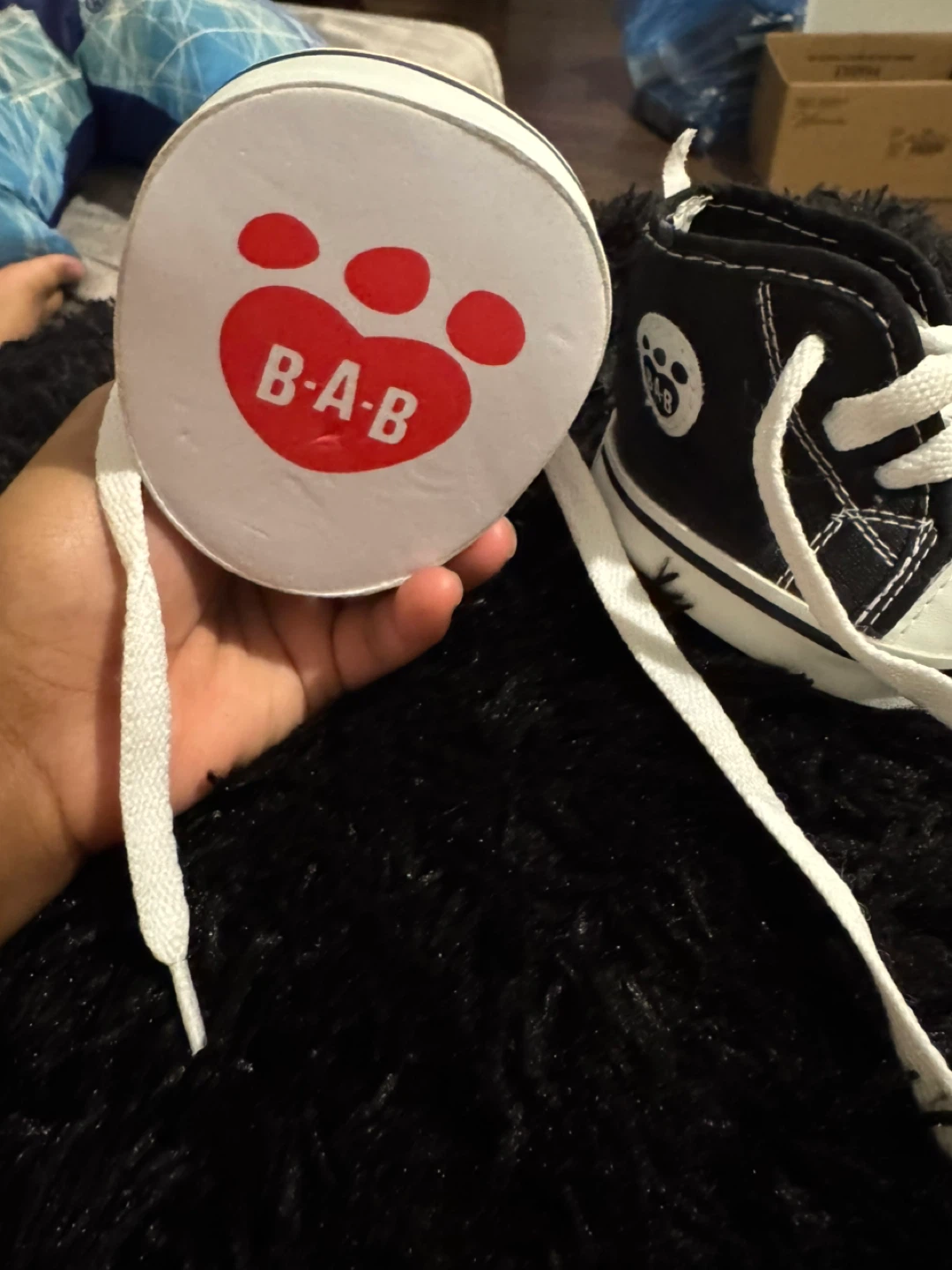 Build-A-Bear Black High-Top Shoes - photo 3