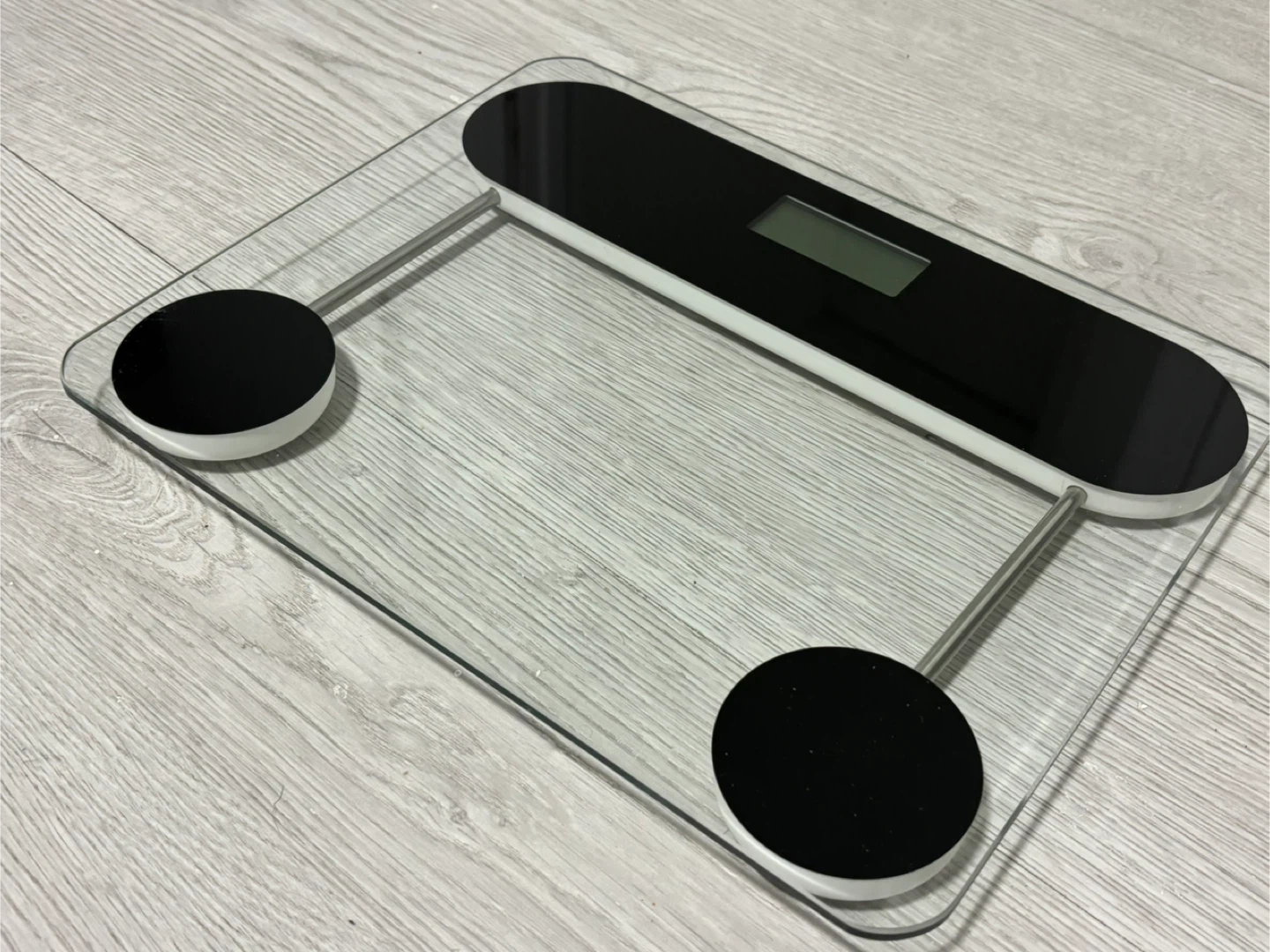 Black Digital Bathroom Scale 28x28cm - photo 2