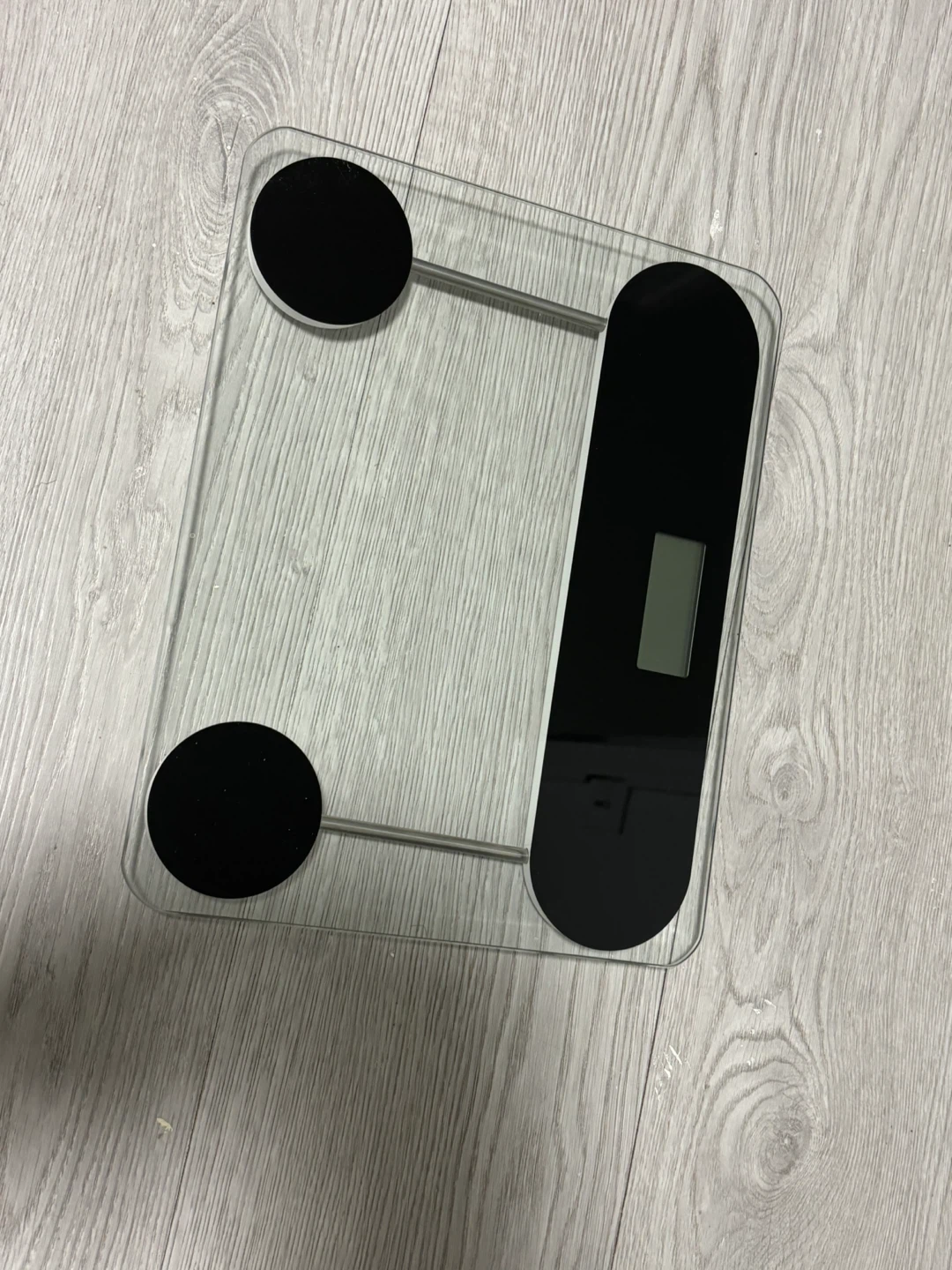 Black Digital Bathroom Scale 28x28cm