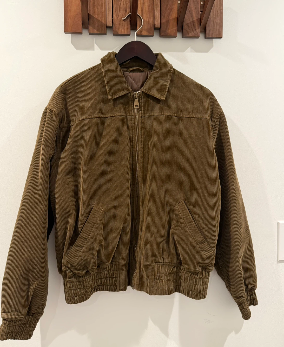 BDG Corduroy Bomber Jacket - Brown