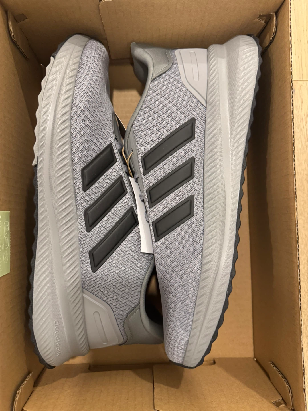 Adidas Cloudfoam Running Shoes - Men's Size 12 - Grey