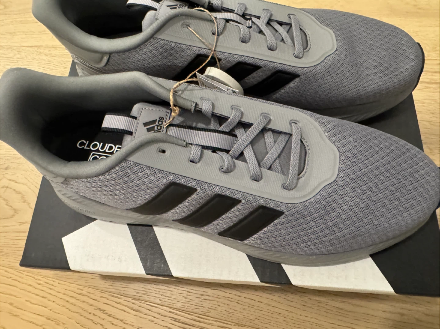 Adidas Cloudfoam Running Shoes - Men's Size 12 - Grey - photo 3