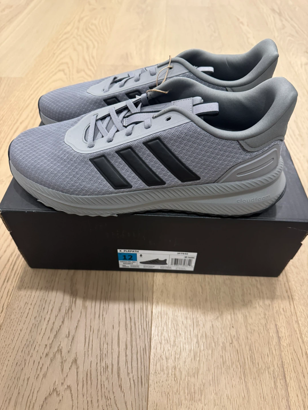 Adidas Cloudfoam Running Shoes - Men's Size 12 - Grey - photo 2