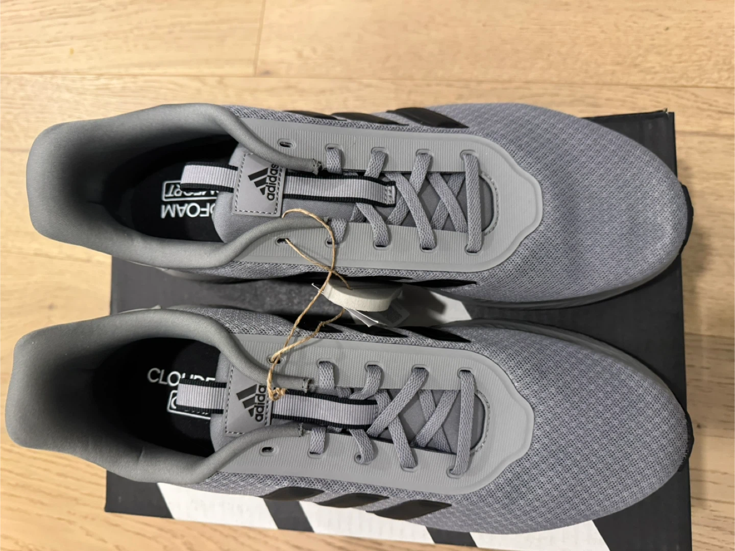 Adidas Cloudfoam Running Shoes - Men's Size 12 - Grey - photo 5