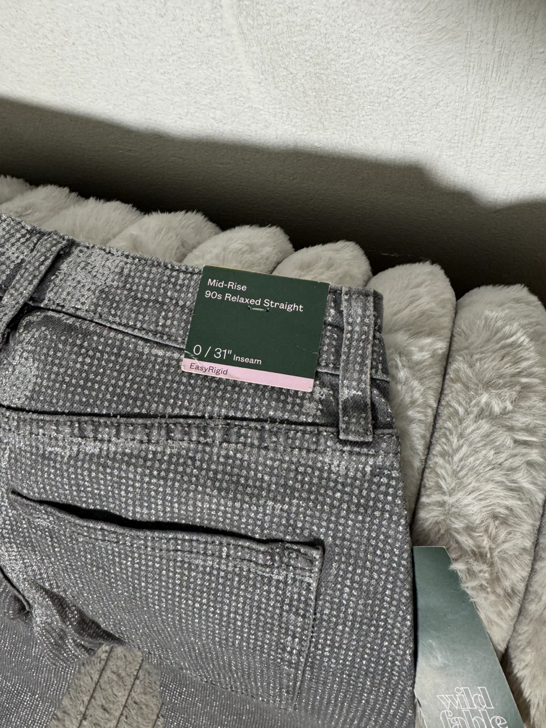 Wild Fable Mid-Rise 90s Relaxed Straight Jeans Silver 0/31 - photo 4