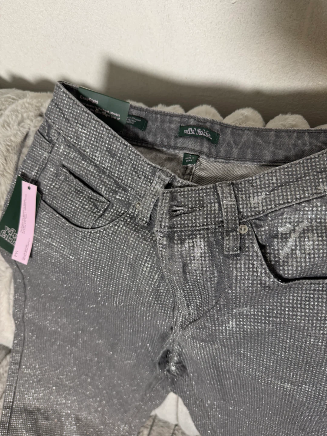 Wild Fable Mid-Rise 90s Relaxed Straight Jeans Silver 0/31 - photo 2