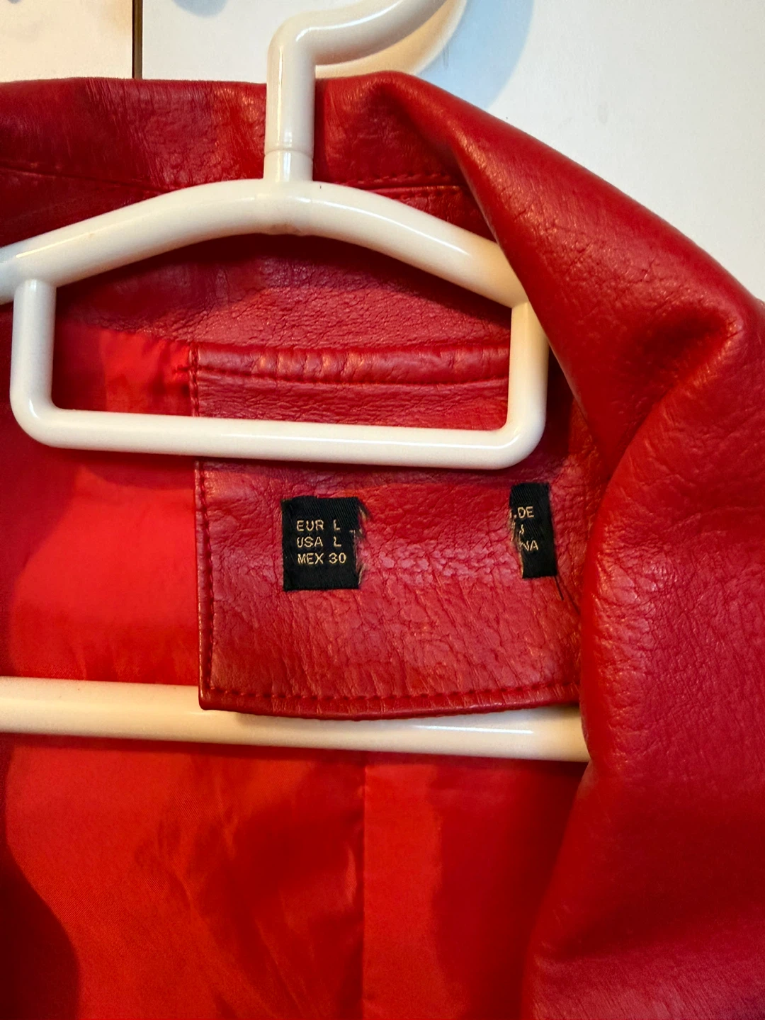 Red  Leather Jacket - photo 2
