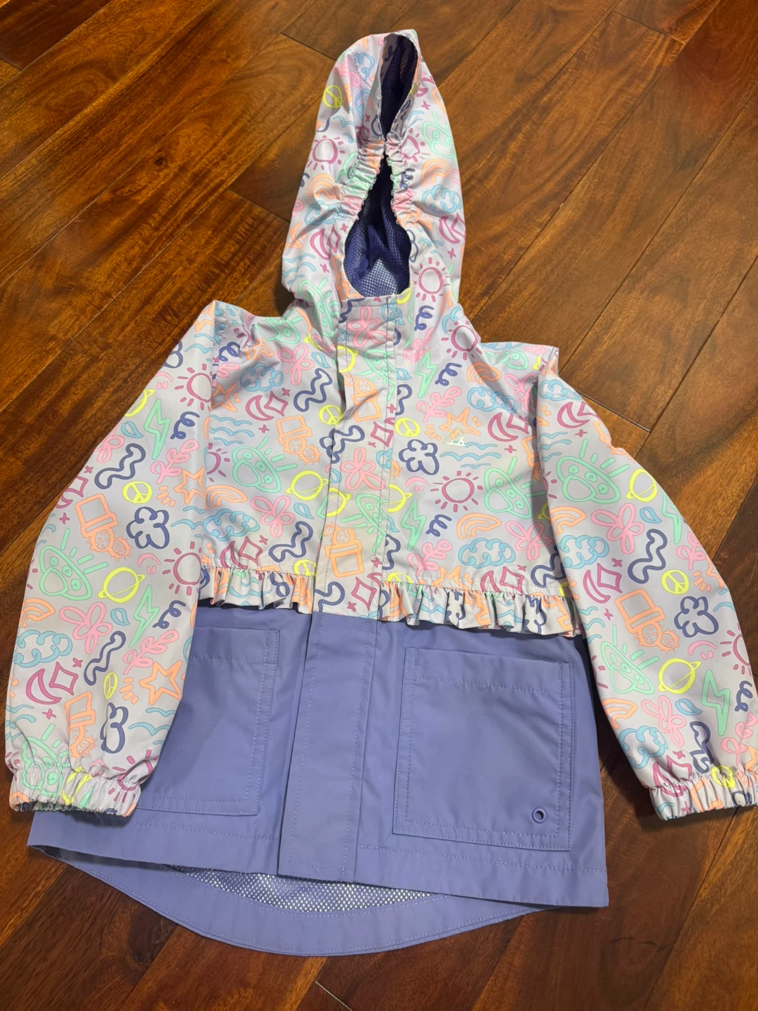 Ripzone Kids Waterproof Hooded Rain Jacket 4T/4A - photo 2