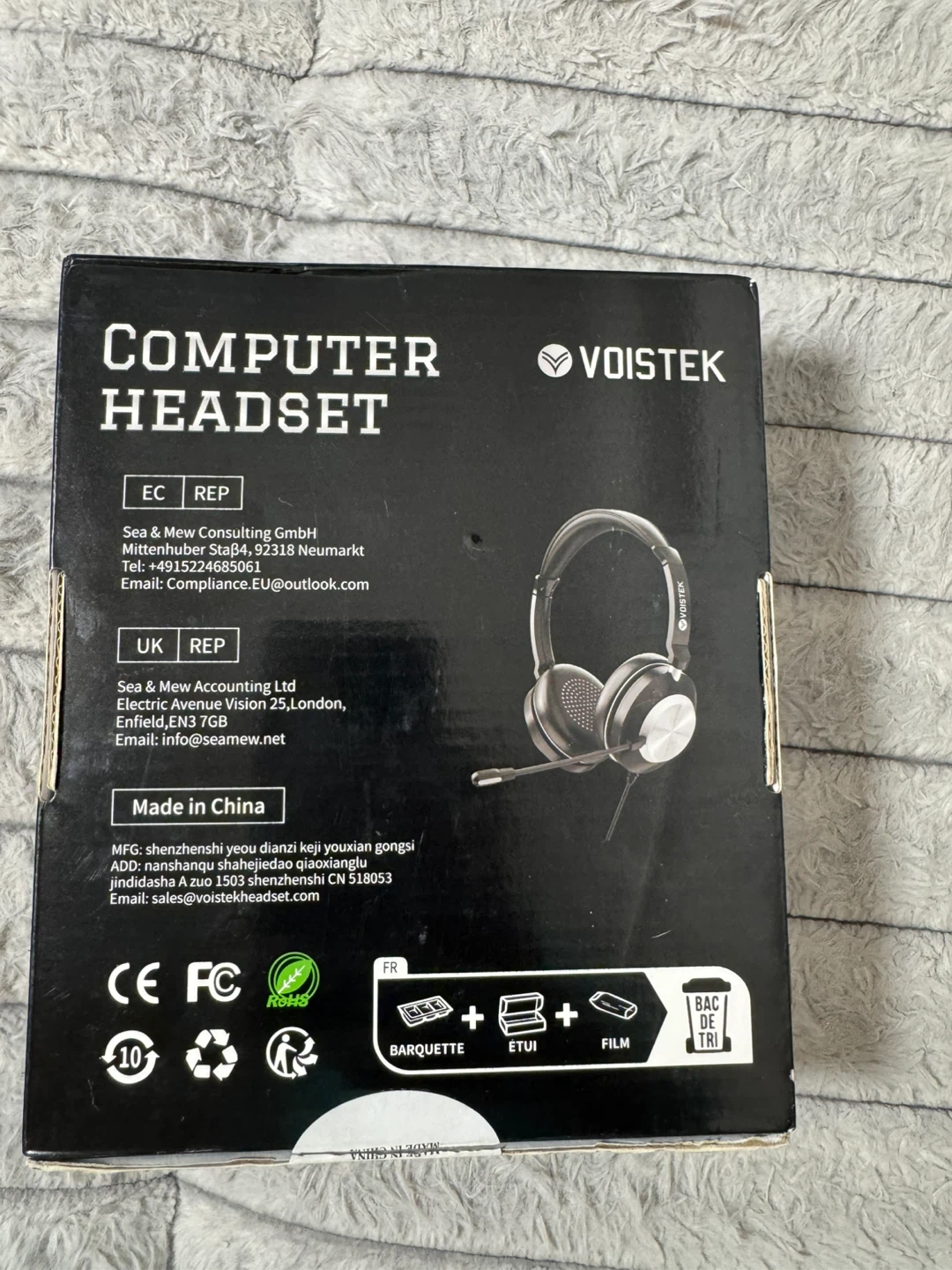 VOISTEK Computer Headset with Microphone - photo 3
