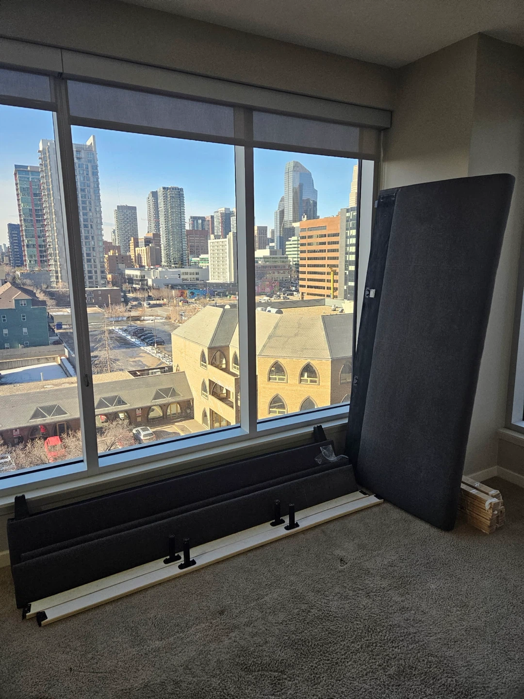 King Bed Frame & Slats ** NEEDS TO GO TODAY**