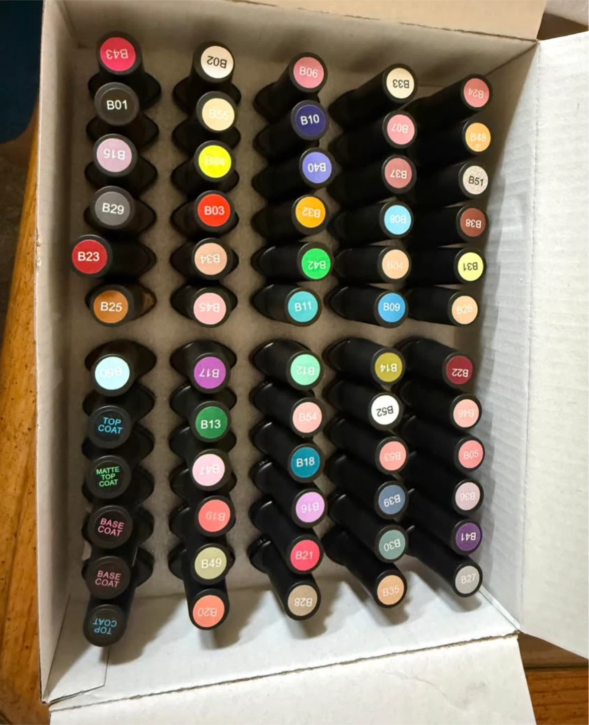 Set of 60 pc Gel Nail Polish Bottles