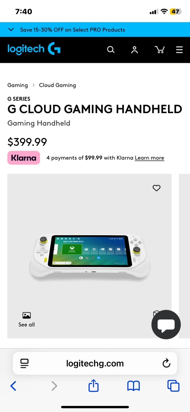Trading Logitech G Cloud for iPad