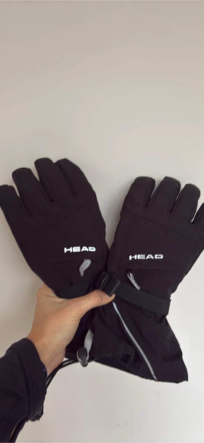 HEAD Black Winter Gloves