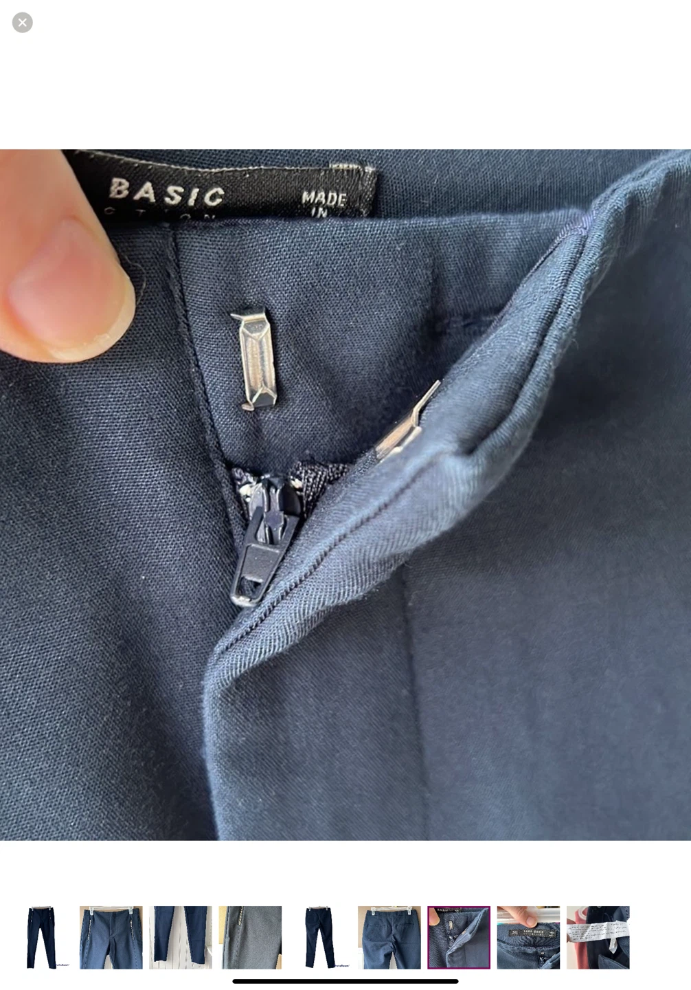 Zara Navy Blue Pants - photo 5