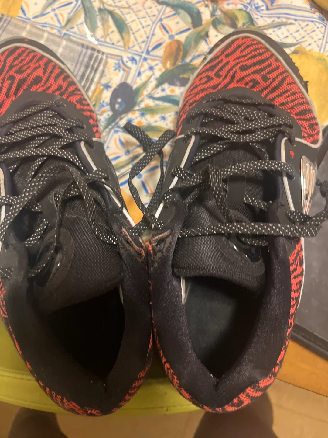 Black and Red Athletic Shoes - photo 3