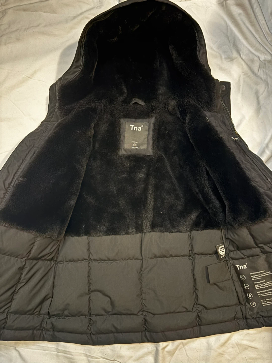 Tna Summit Black Down Jacket - XS - photo 2