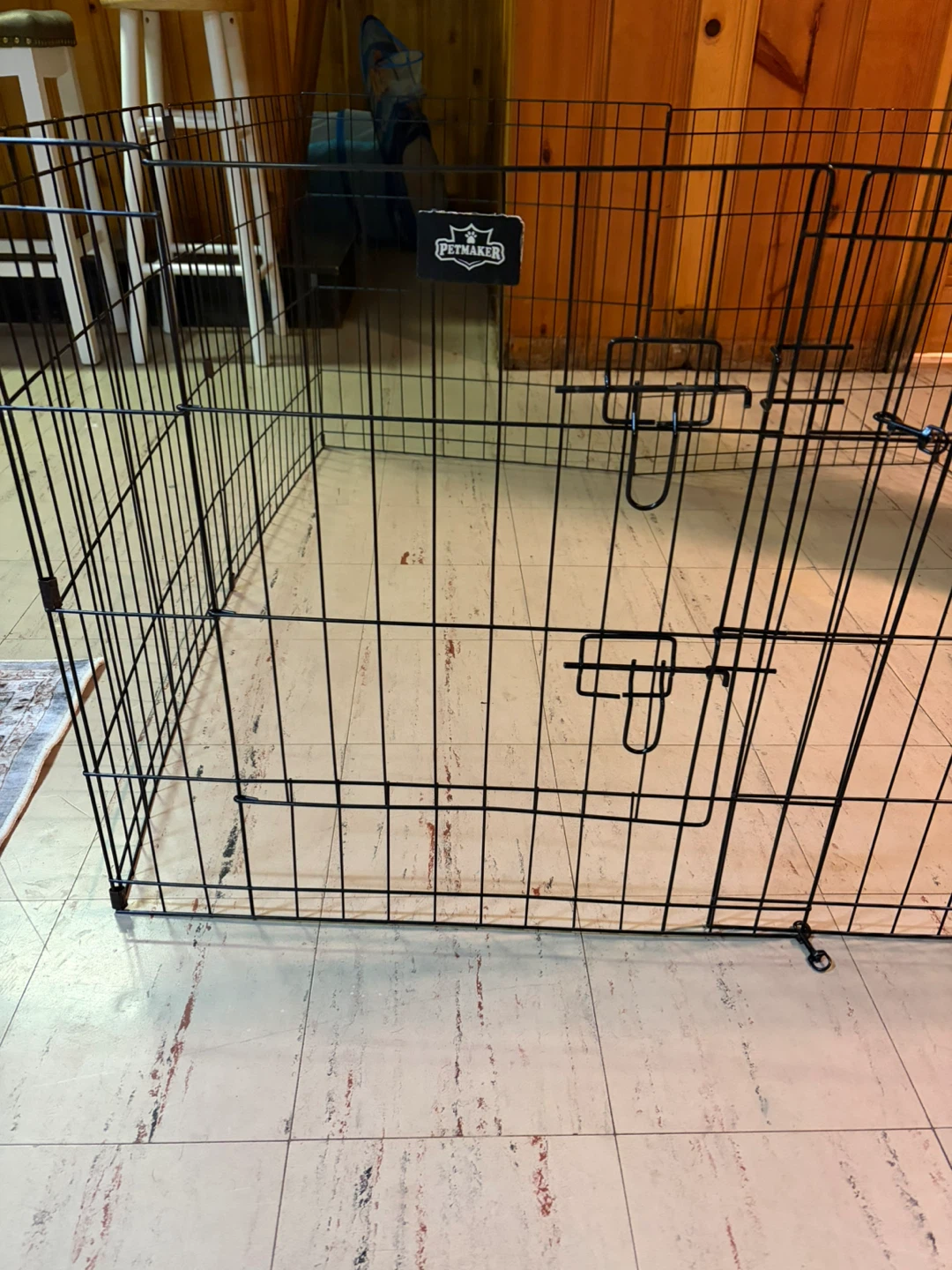 Petmaker Black Metal Play Pen for Pets - photo 4