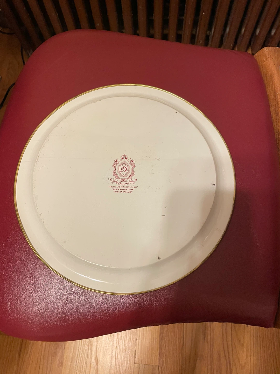 Daher Decorated Ware Fruit and Wine Style Tray #825 - photo 2