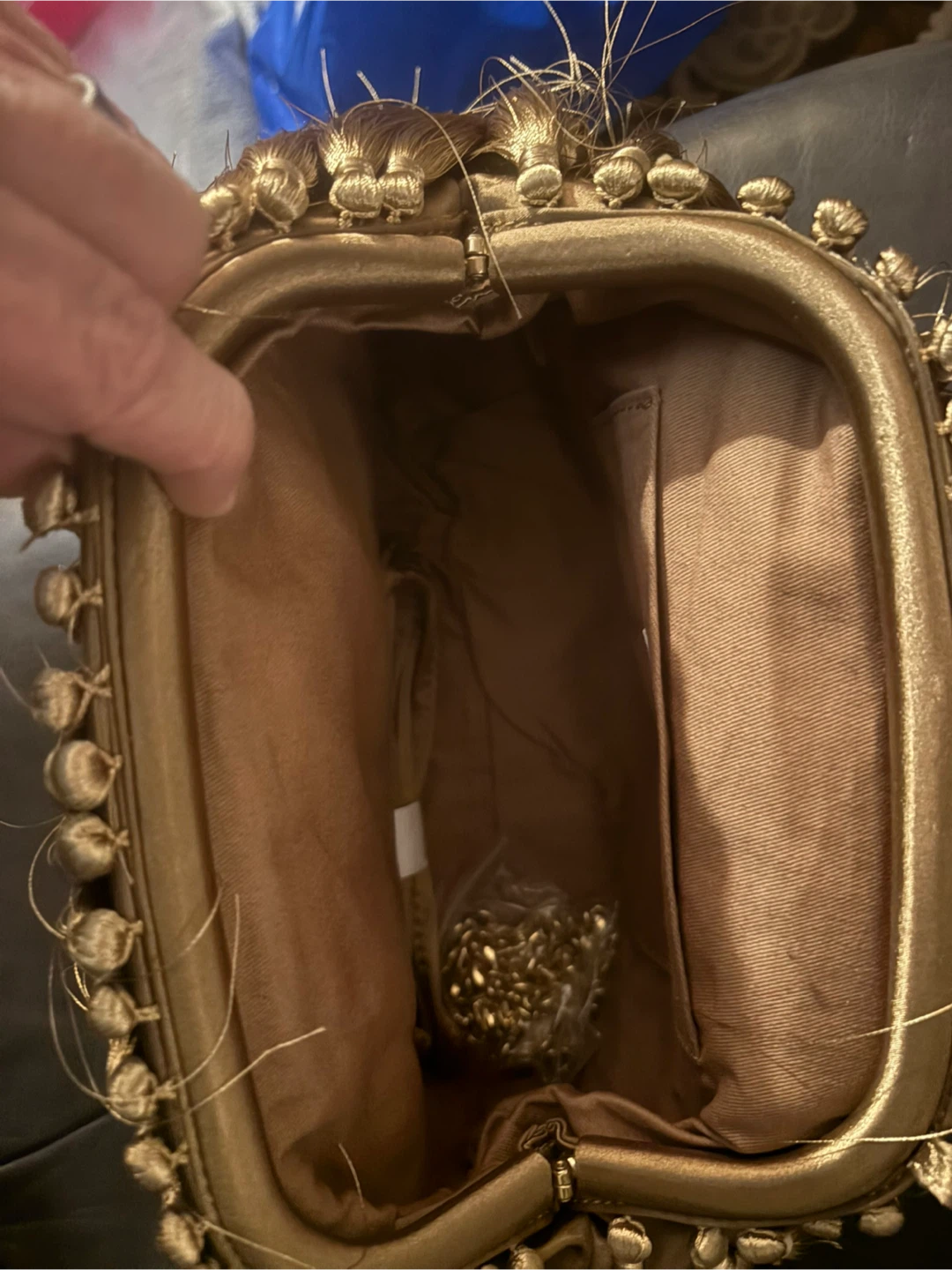 Anthropologie Tassel Clutch Bag - photo 2