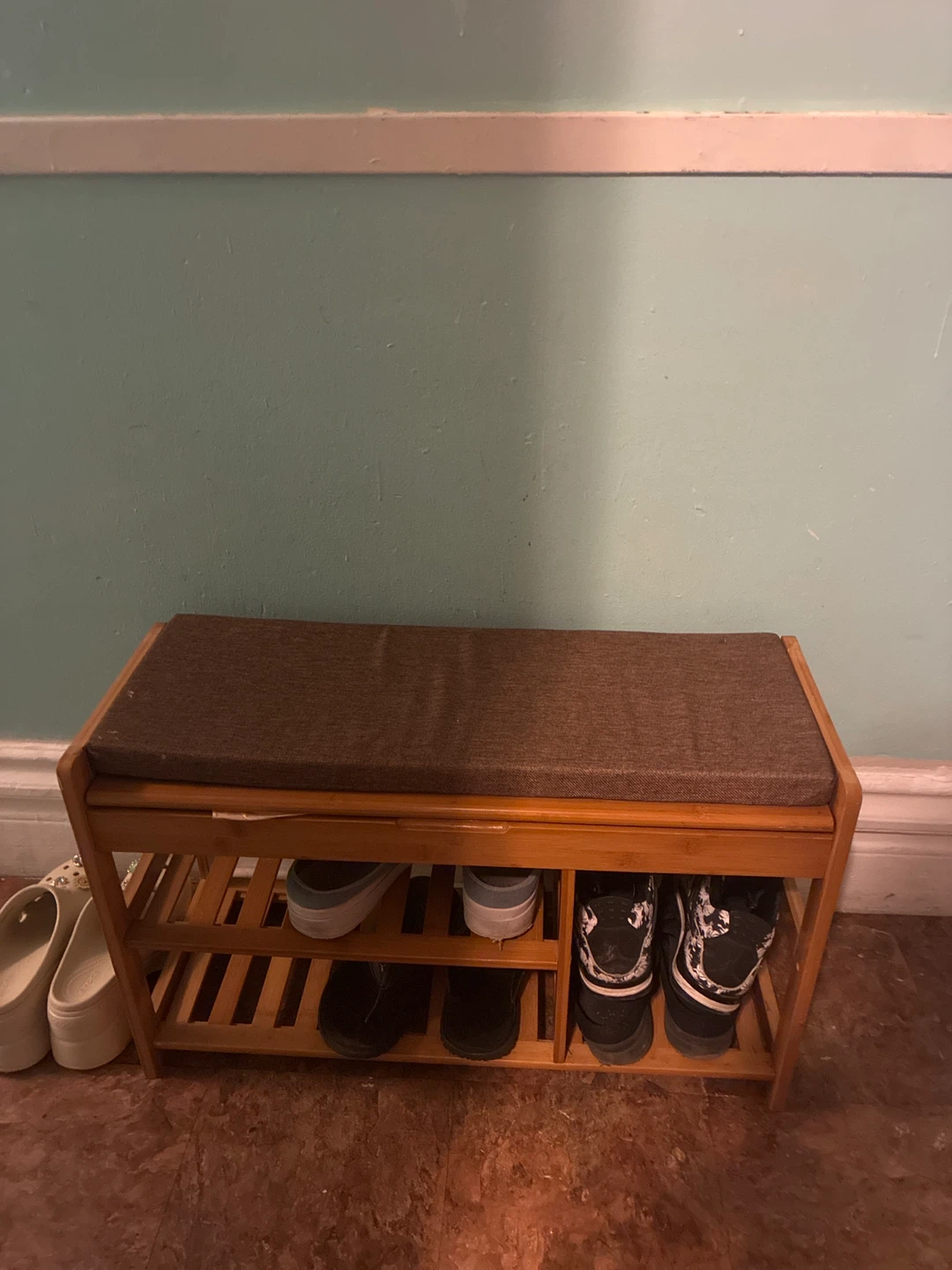 Shoe Rack Bench with Storage
