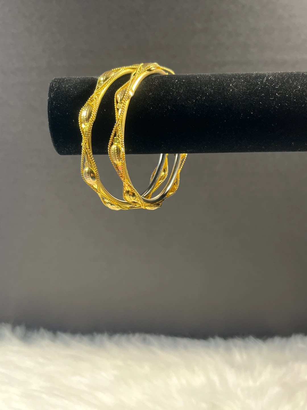 Gold-toned Bangles (Set of 2) - photo 4