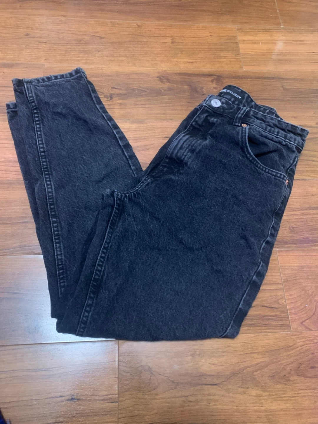 ZARA Black Denim Jeans size 6 - photo 2