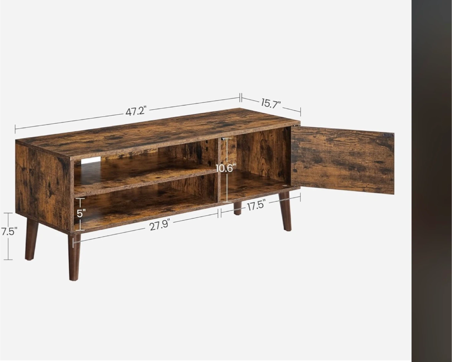 TV Stand, TV Bench TV Cabinet - photo 4