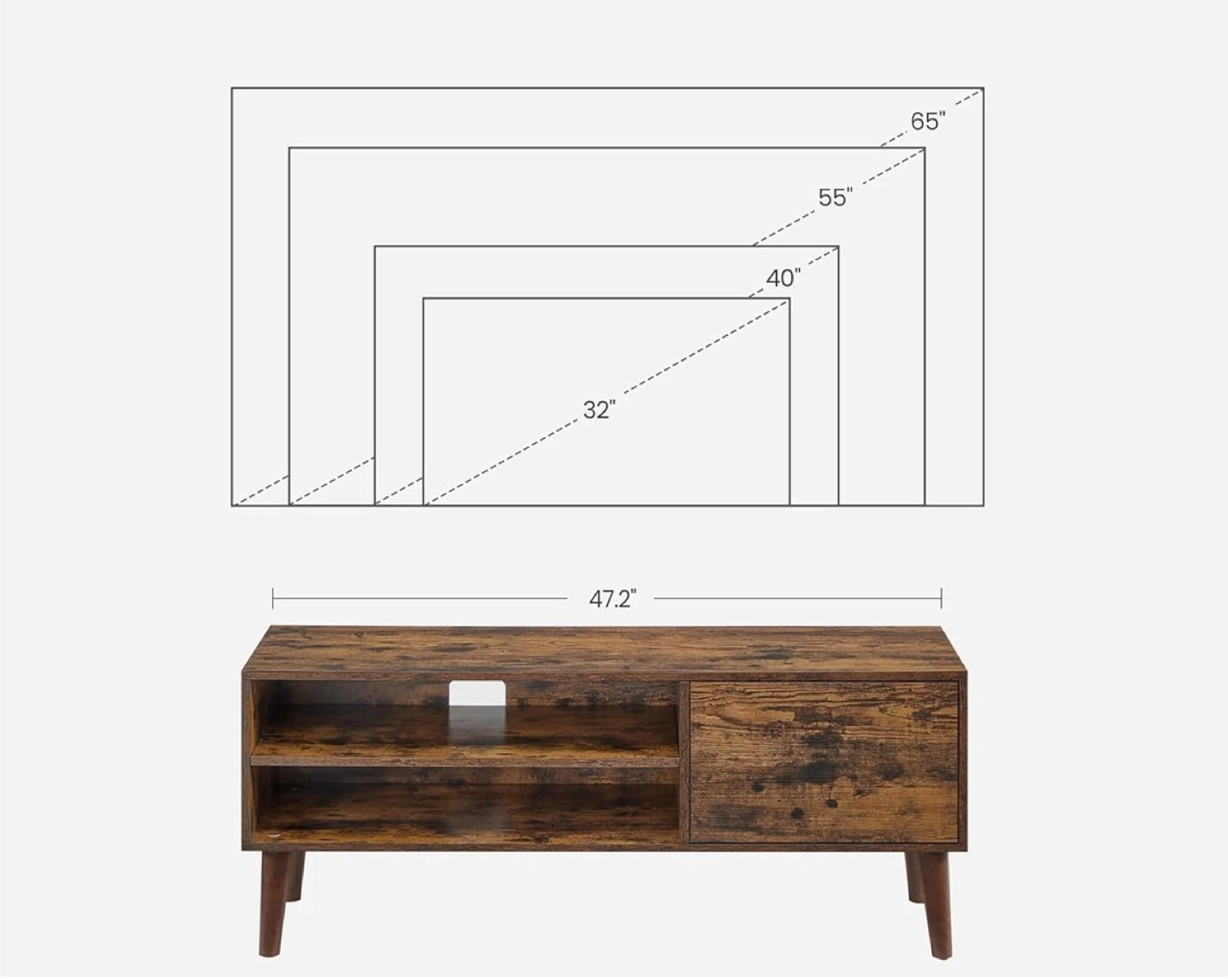 TV Stand, TV Bench TV Cabinet - photo 5