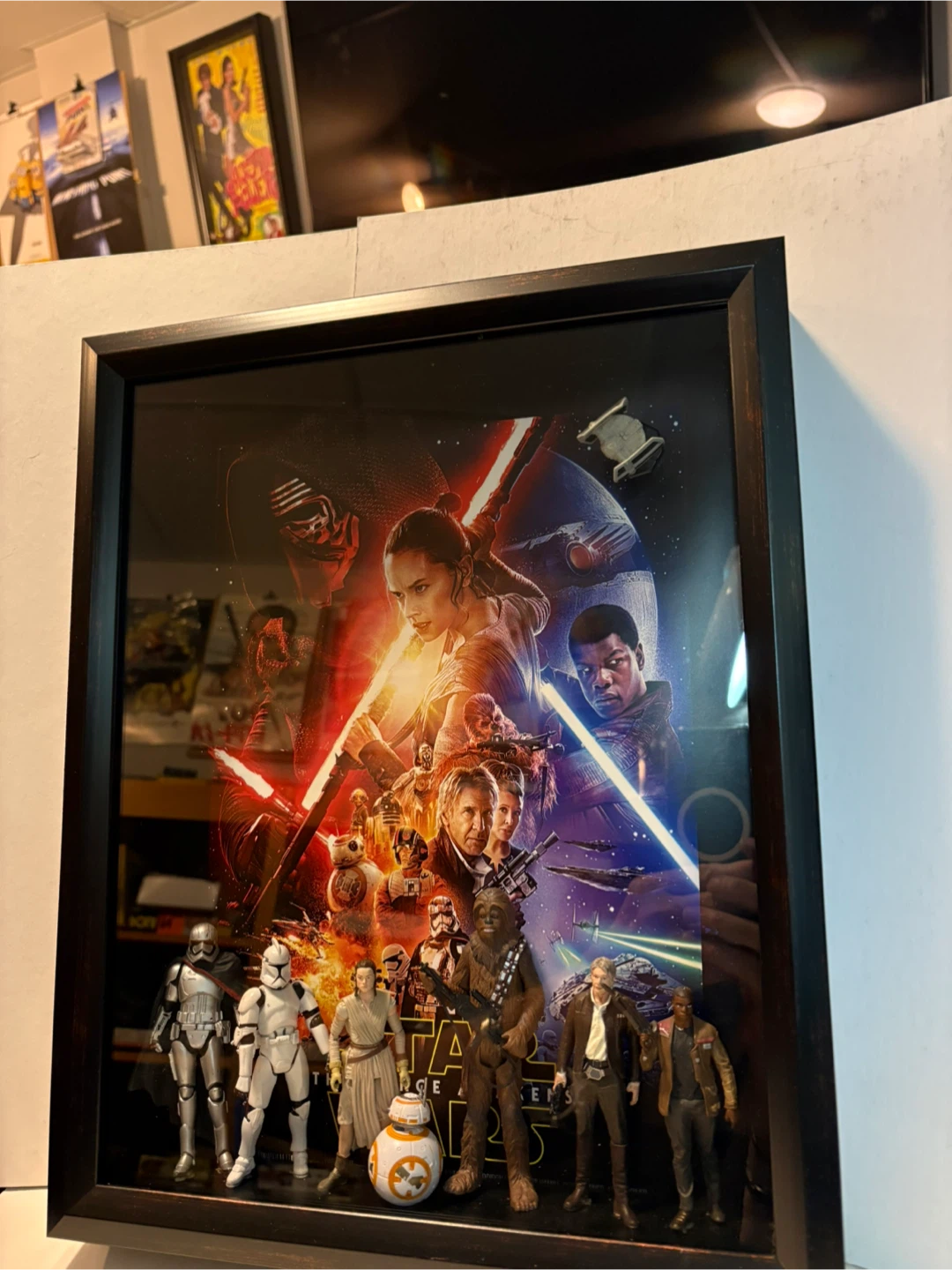 Star Wars: The Force Awakens Framed Poster with Figures