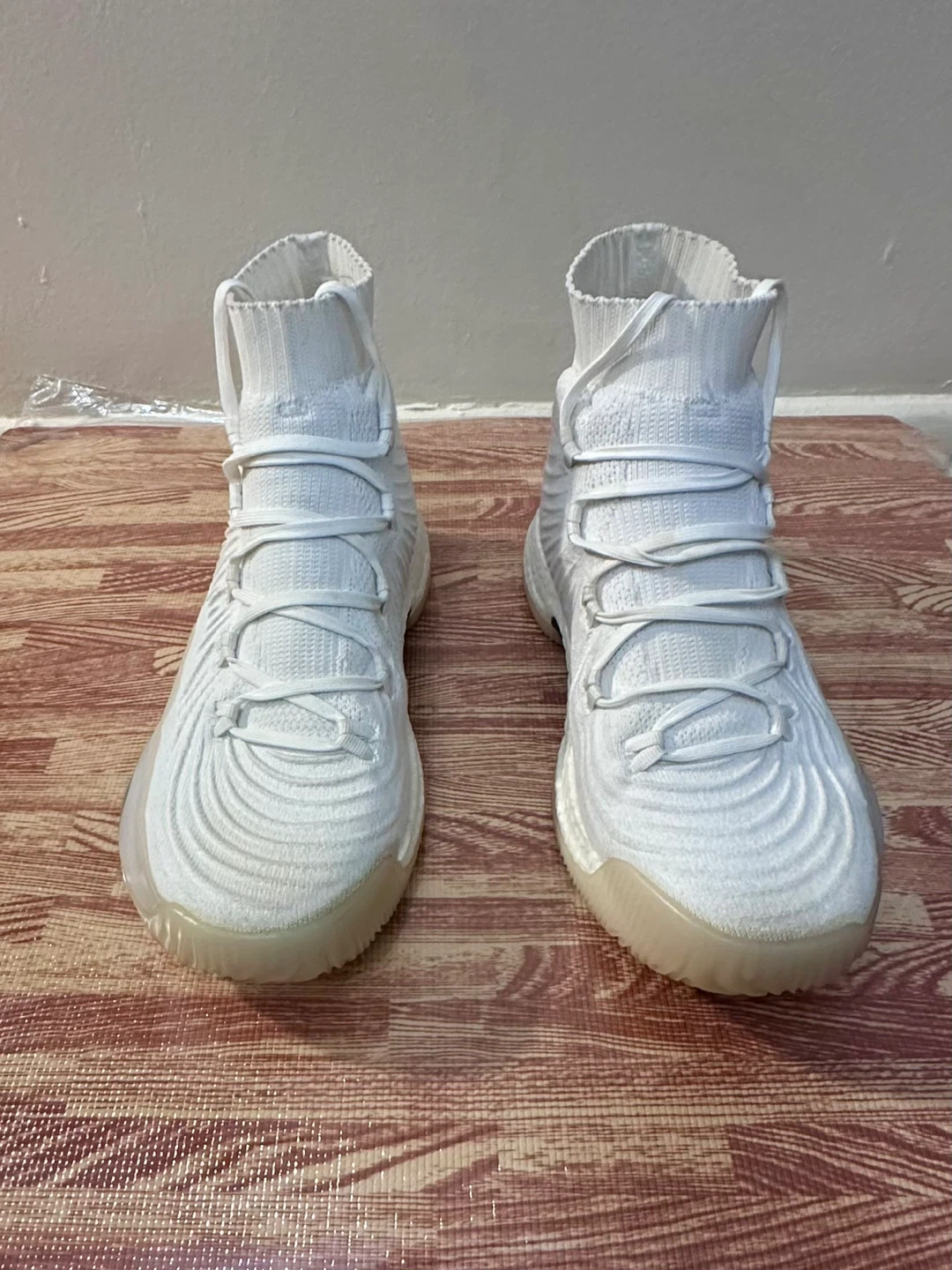 Adidas Crazy BYW Boost White Basketball Shoes - photo 3