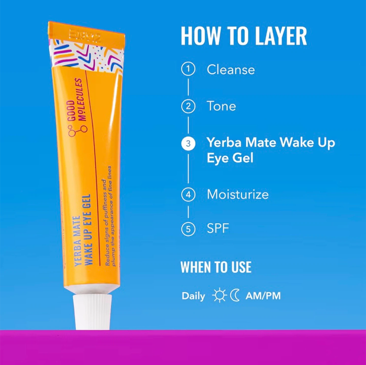 Brand New Good Molecules Yerba Mate Wake Up Eye Gel (15 ml) - photo 3