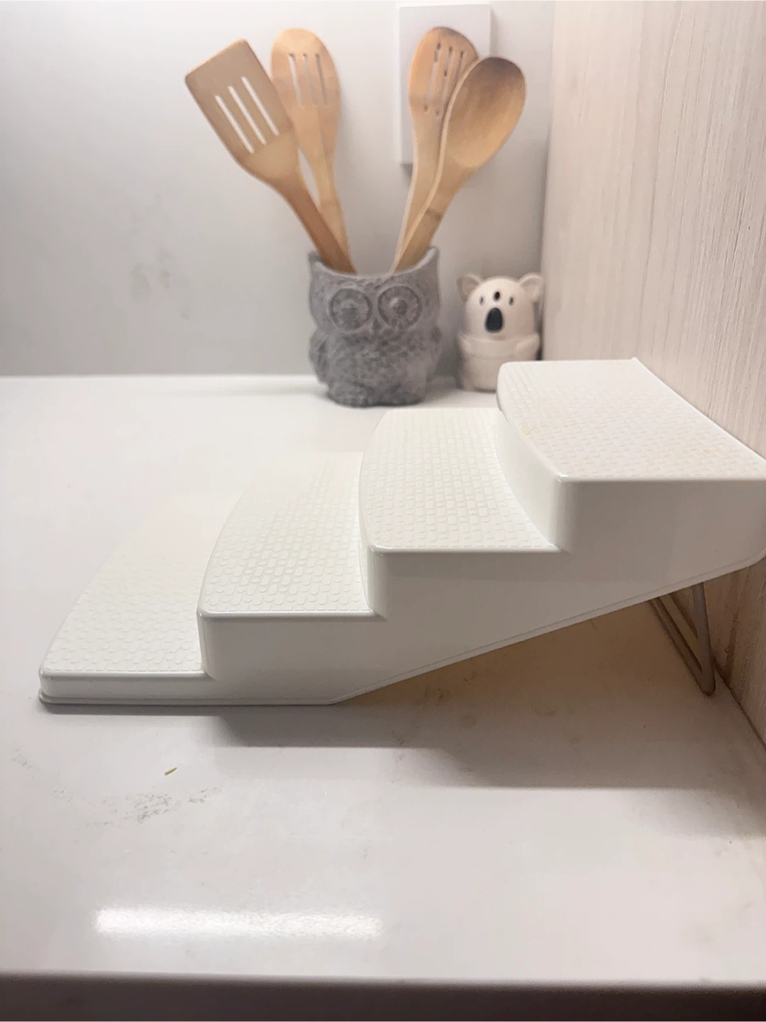White 4 - Tier Step Shelf Organizer - photo 4