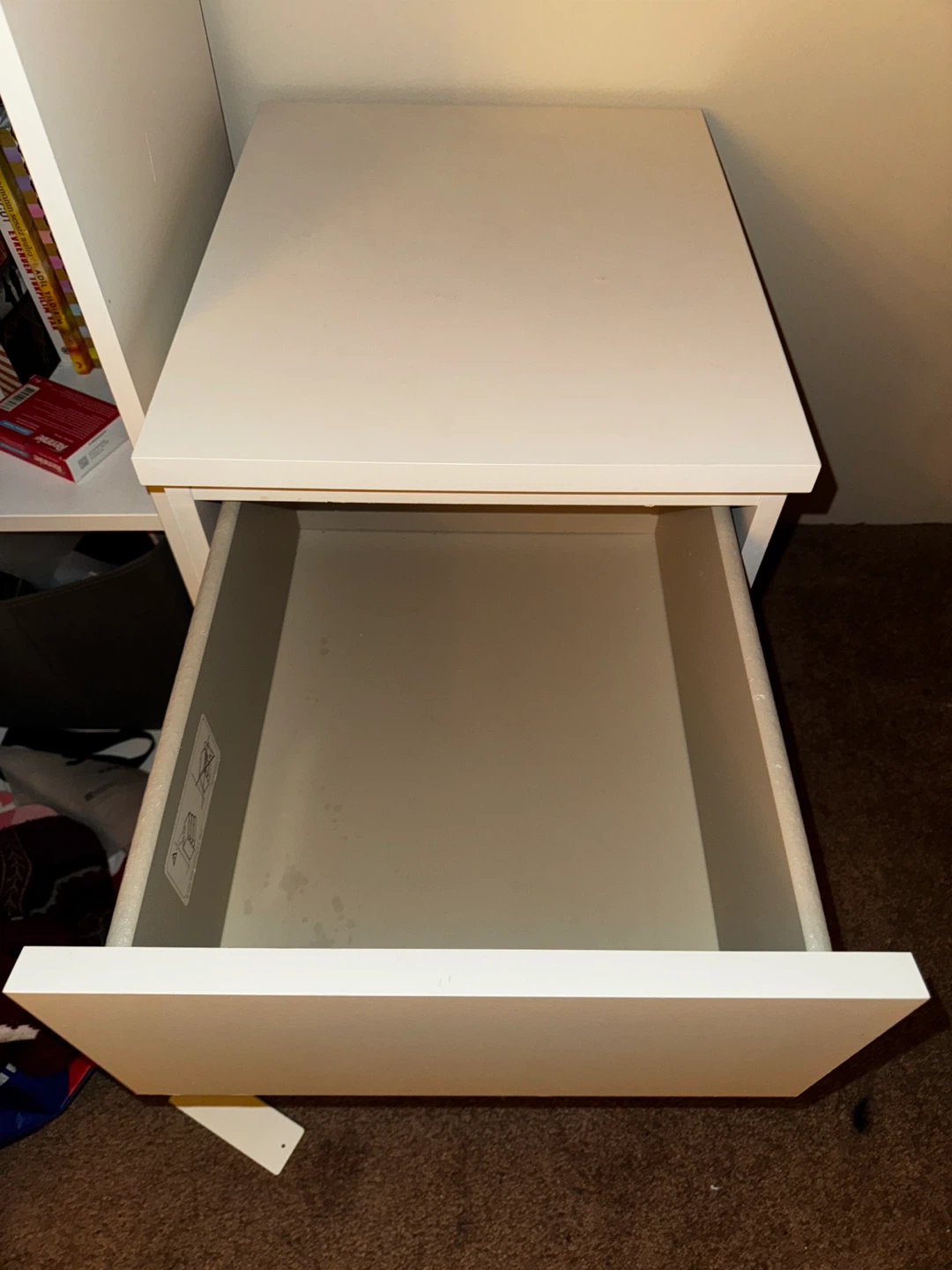 Ikea White 2-Drawer Filing Cabinet - photo 5