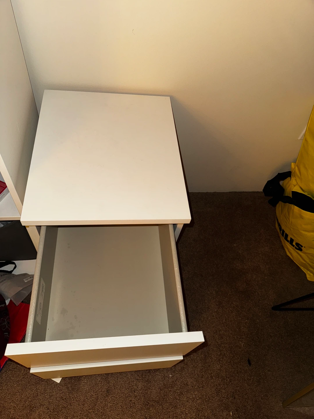 Ikea White 2-Drawer Filing Cabinet - photo 2