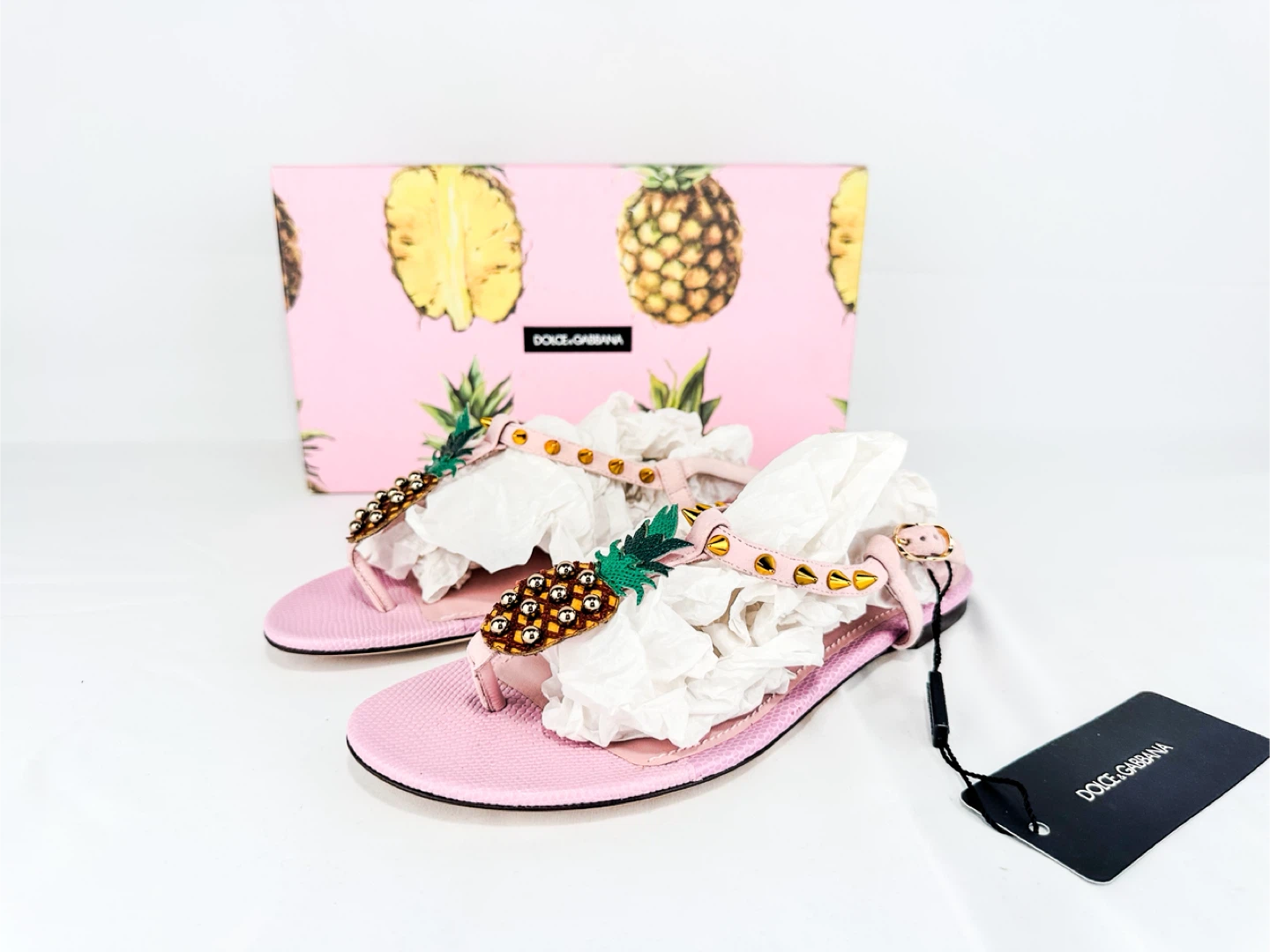 Dolce & Gabbana Pineapple Collection Sandals 40 EU NWT - photo 2