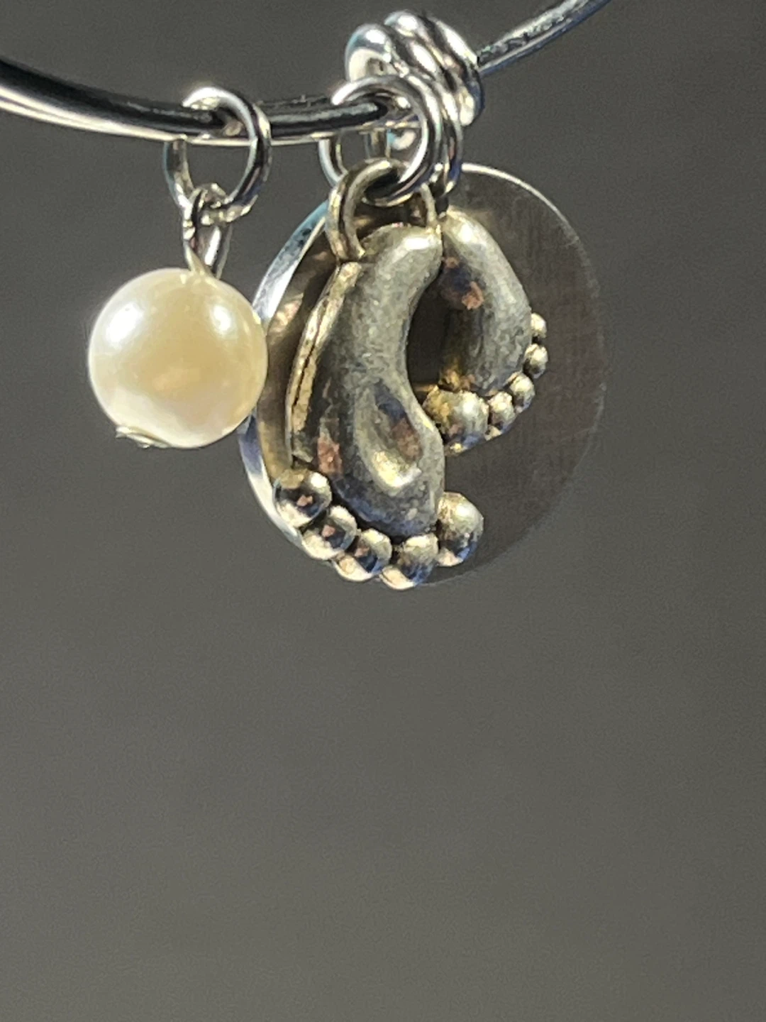 Pregnancy Announcement "Coming Soon" Charm Bracelet - photo 2