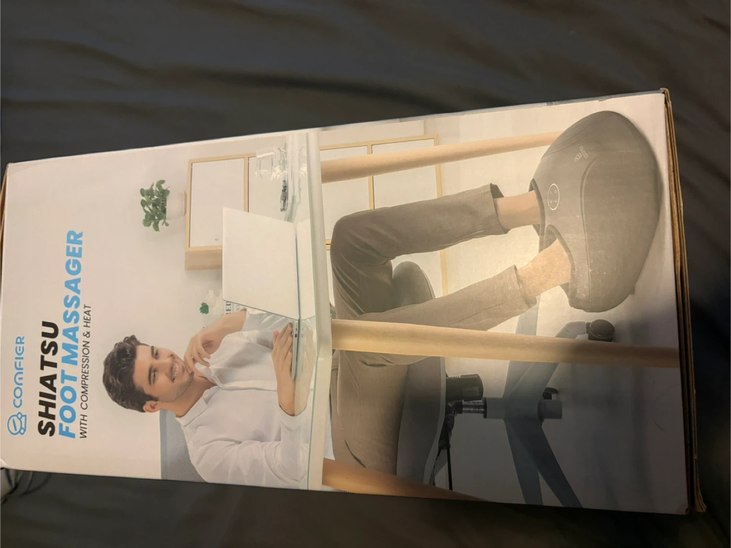 Comfier Shiatsu Foot Massager with Compression and Heat - photo 3