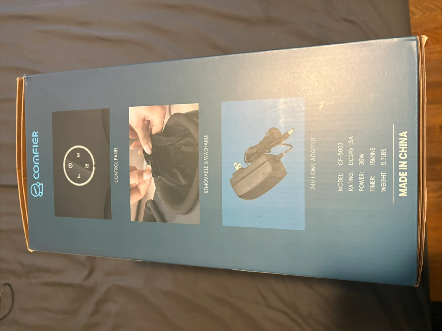 Comfier Shiatsu Foot Massager with Compression and Heat - photo 2