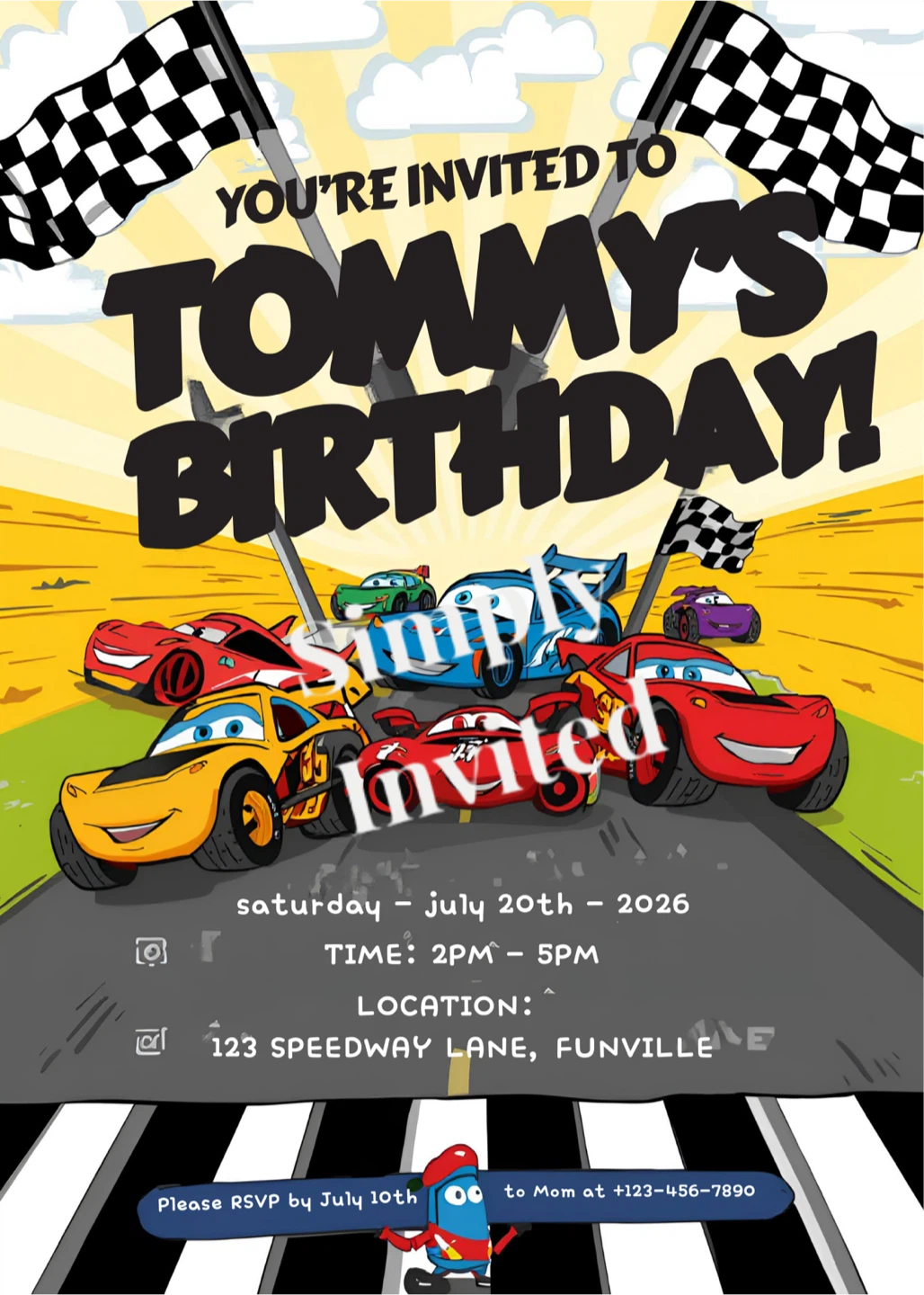 Personalized Digital Party Invites for Boys & Girls - photo 2