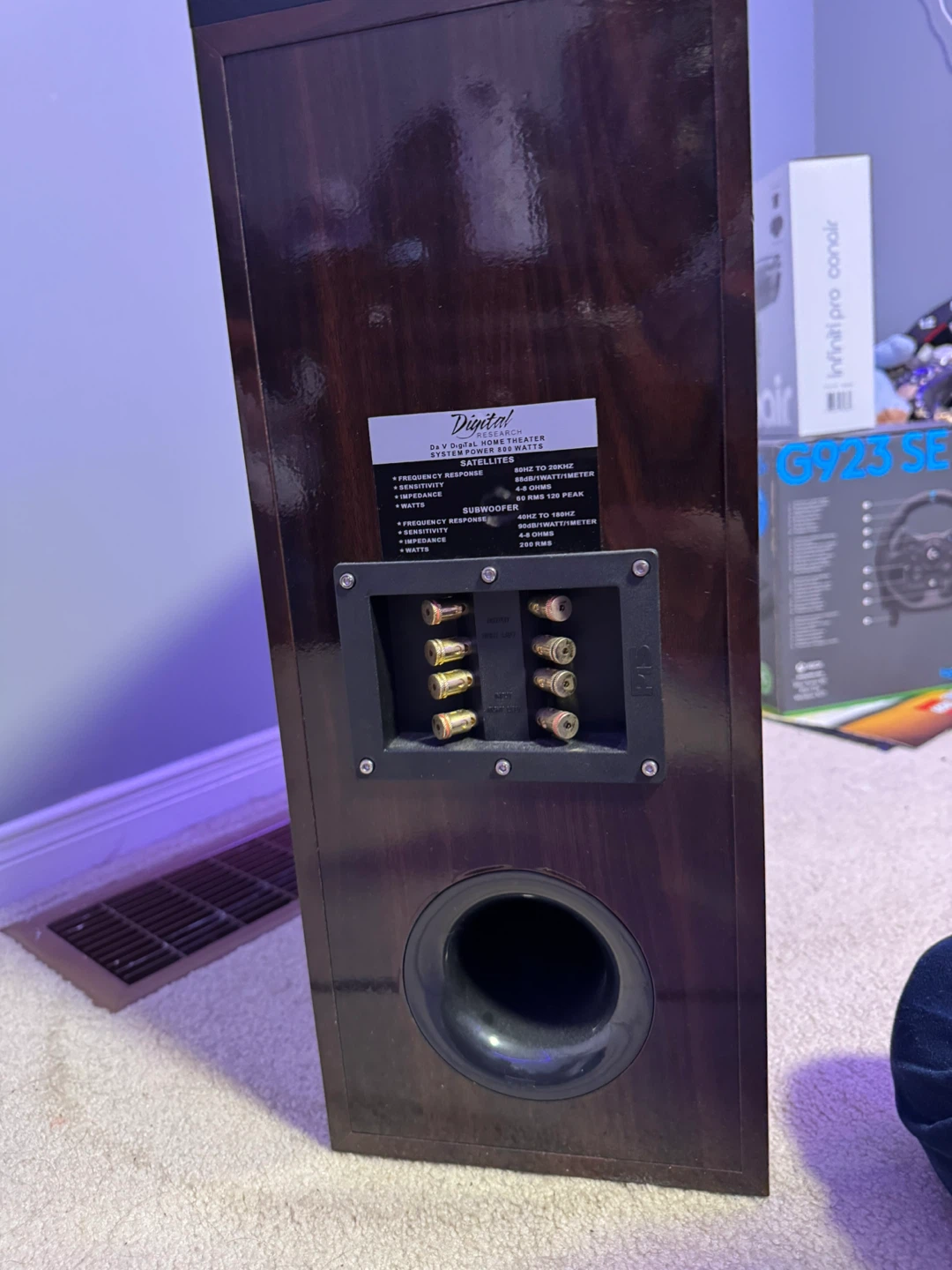 Digital Research Home Theater Subwoofer- 800 Watts - photo 5