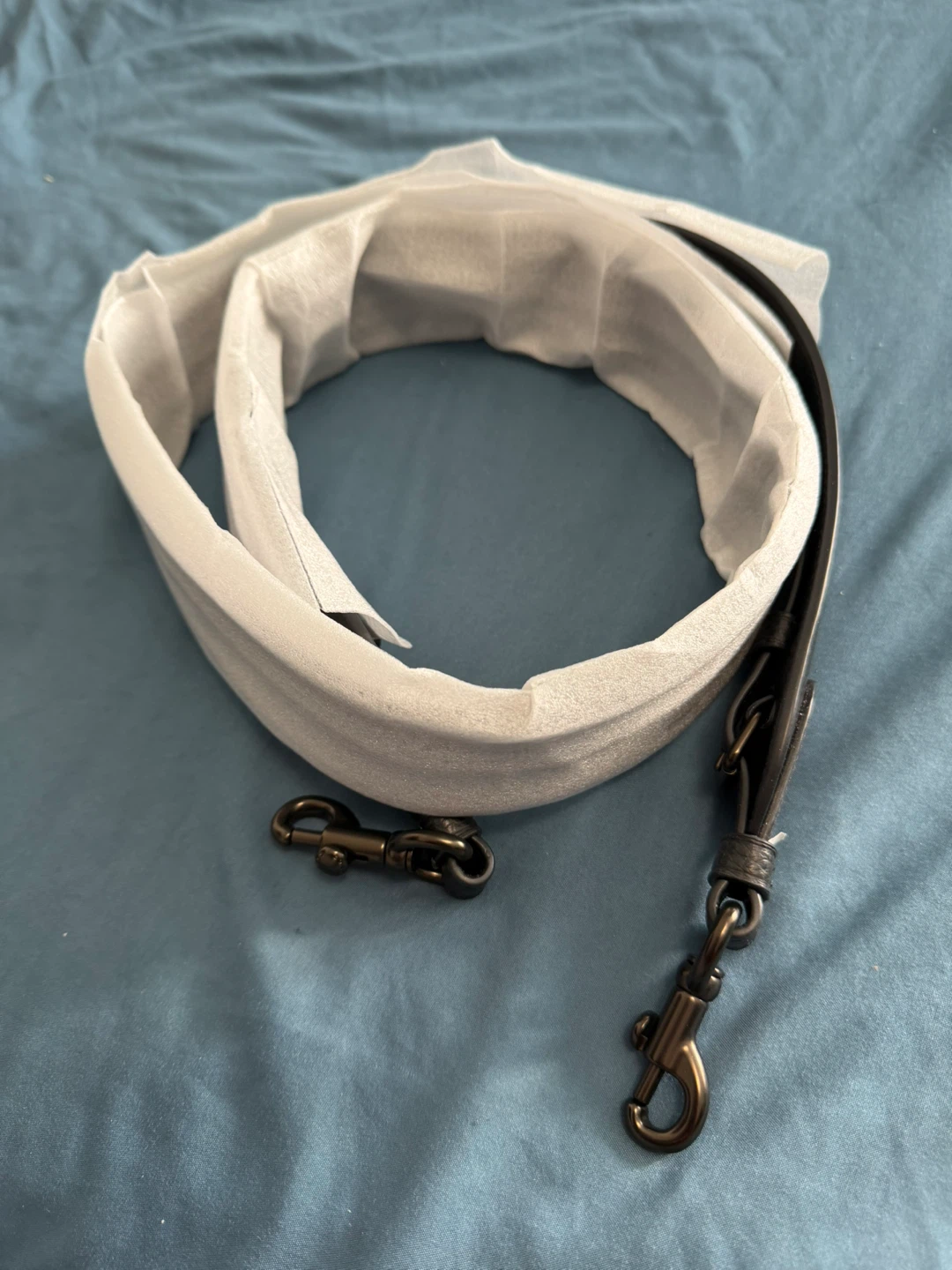 Coach Leather Bag Strap - Black - photo 2